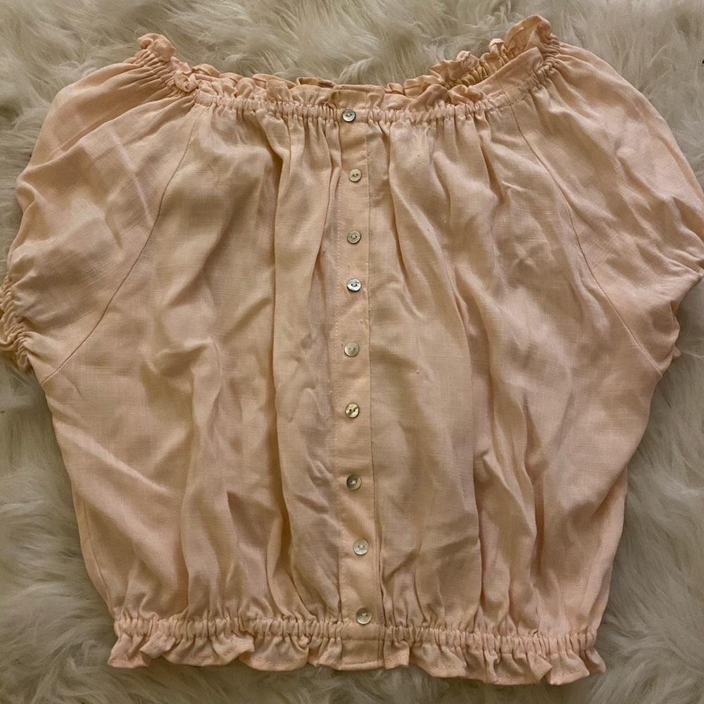 Ruffled blouse